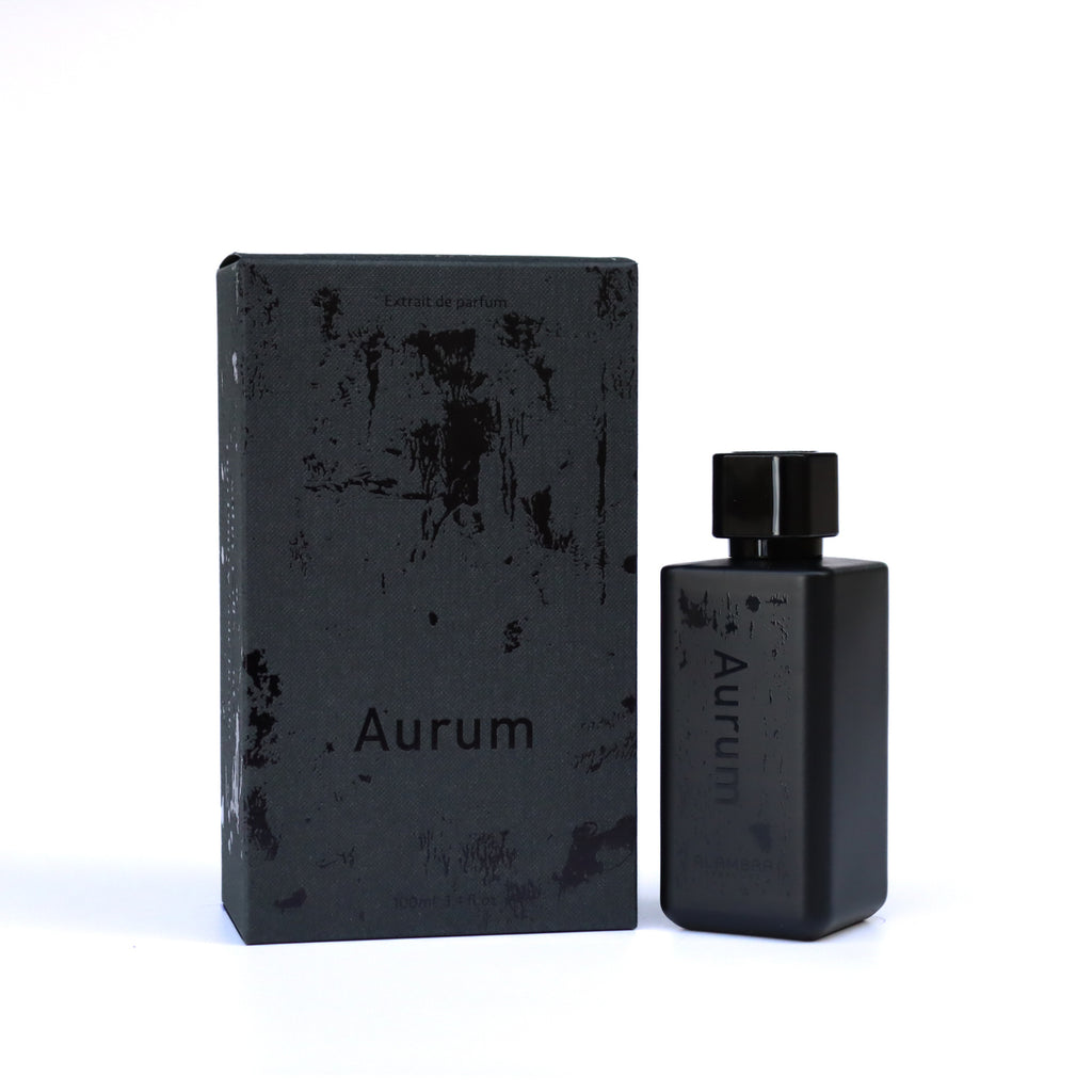 Al Ambra Perfumes Aurum Extrait De Parfum 100ML Unisex – Oud, Rose & Saffron Rich Oriental Signature Scent