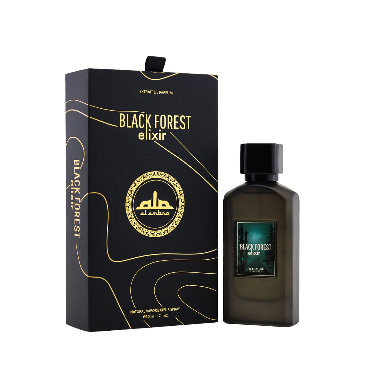 Al Ambra Perfumes Black Forest Elixir Extrait De Parfum 50ML Unisex