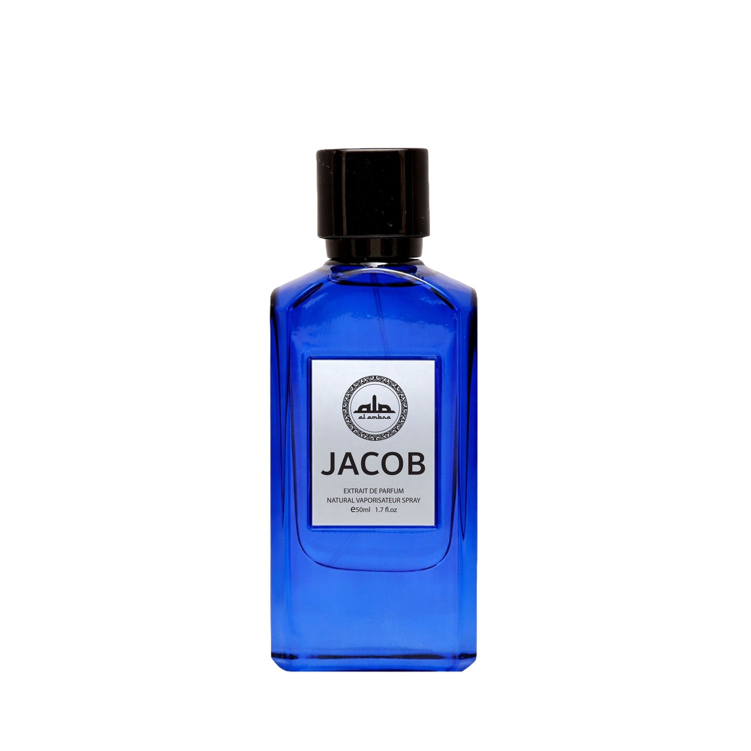Al Ambra Perfumes Jacob Extrait De Parfum 50ML for Men – Tobacco & Cardamom Warm Spicy Winter Evening Scent