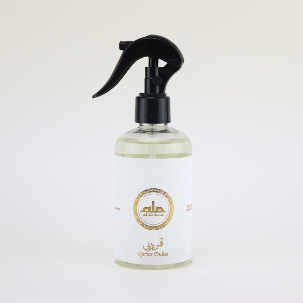 Al Ambra Perfumes Qamar Dubai Faraash 250ML – Fresh Citrus and Fruity Notes with Spicy Oud and Woody Depth Home Fragrance